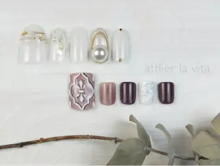 ネイル atelier la vita所属・lavita. mimuraのネイルデザイン