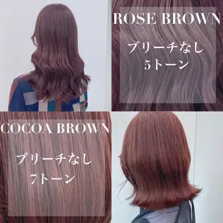 ミディアム カラー 韓国艶カラー🇰🇷 DISCO💙のヘアスタイル