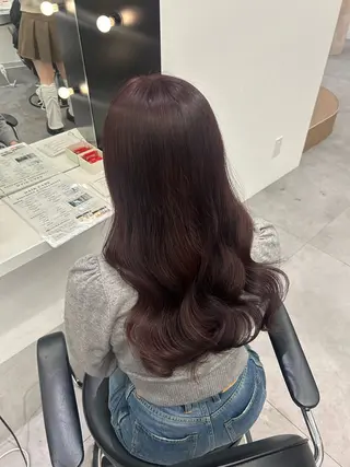 ロング カラー kanon♡ 暖色カラー‎🤍のヘアスタイル