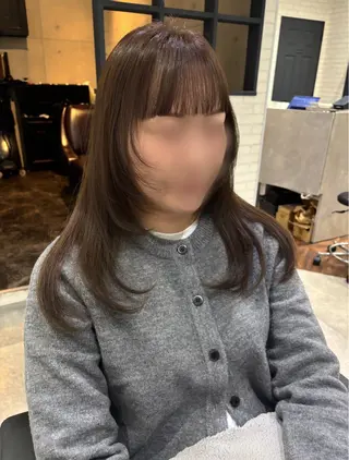 カラー ヘアアレンジ kei/透明感カラー /ベージュ/髪質改善のヘアスタイル