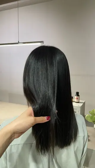 セミロング カラー hair terrace M所属・郡山/透明感カラー /馬場アンドレアのヘアスタイル