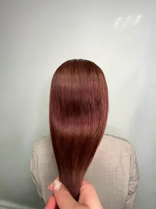 セミロング カラー ヘアアレンジ ウスイマイコ カット/ケアカラーのヘアスタイル