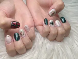 ネイル lucky nail 歌舞伎町のネイルデザイン