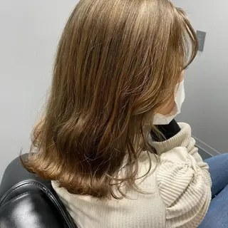 カラー きよはらちさき🍑 柔らかカラー🌱🫧のヘアスタイル