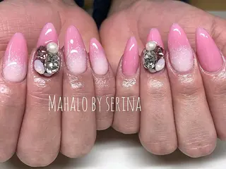 セミロング カラー ネイル SUNNY BAE. SERINAのネイルデザイン