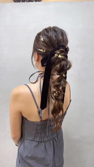 ヘアアレンジ Sallam Maenakaのヘアスタイル