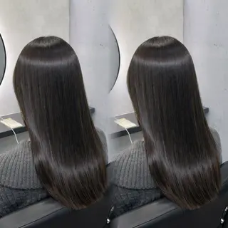 ロング カラー ヘアアレンジ 新宿 /髪質改善/ 縮毛矯正/ヒュウガのヘアスタイル