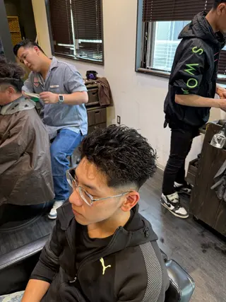 ショート メンズ 大谷 洸生のヘアスタイル