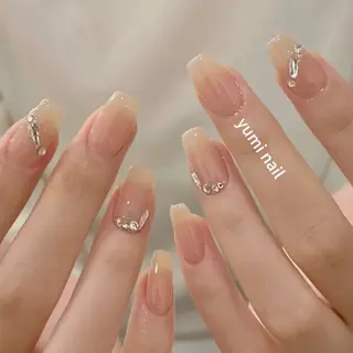 ネイル 𝐲𝐮𝐦𝐢🎀 長さ出しデザイン専門のネイルデザイン