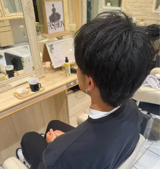 メンズ メンズ特化/ ナチュラル縮毛/小林のヘアスタイル