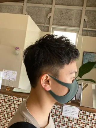 ショート メンズ 加藤 泰地のヘアスタイル