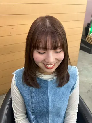 ミディアム 【NEWI】韓国ヘア 🇰🇷Honokaのヘアスタイル