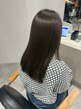 セミロング カラー ヘアアレンジ ボブ /ニュアンス/ satomi🧸💖のヘアスタイル