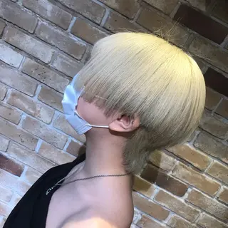 ショート FIGARO by Taylor所属・🎀𝑴𝑰𝑯𝑶 長岡/ケアカラー🎀のヘアスタイル