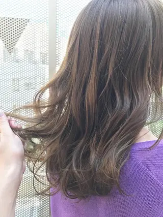 ミディアム カラー 悩み解決/艶髪/ LISAのヘアスタイル