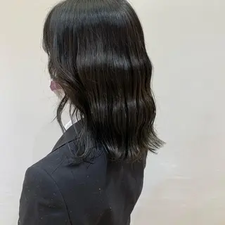 セミロング カラー 🍊mai🍊 似合わせスタイル🌿のヘアスタイル