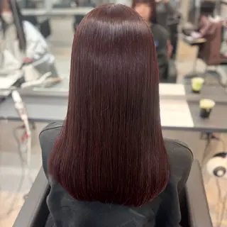 セミロング カラー チサト🍨/仙台 /縮毛矯正🪄🫧のヘアスタイル