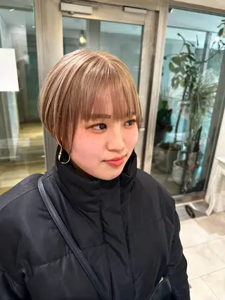 ショート カラー デザインカラー🎨 下北沢 / 磯部のヘアスタイル