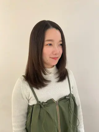 ミディアム ヘッドスパ/カラー 葉月のヘアスタイル