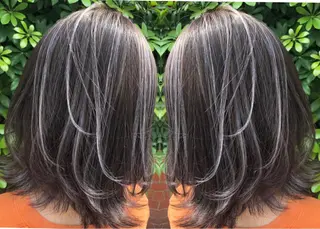 セミロング カラー Che'ri所属・海外レイヤー/ レイヤーカット/和田のヘアスタイル