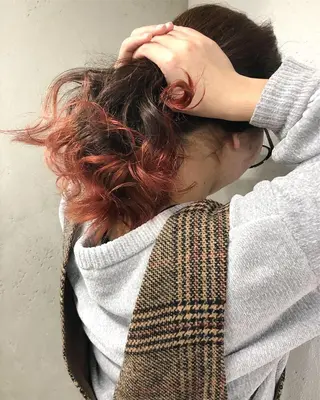 ミディアム カラー ヘアアレンジ 【池袋/スパイキー ショート】ⓝⓘⓜⓤのヘアスタイル