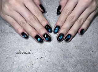 ミディアム ネイル ak nail .のネイルデザイン