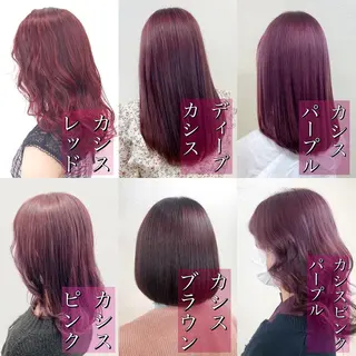 ロング カラー 暖色🩷透明感カラー ♡Maika♡のヘアスタイル