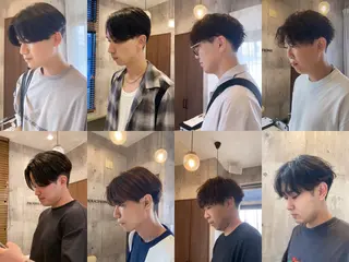 ミディアム パーマ メンズ HairSalon Productions所属・🩶ハマノ ミユ🩶のヘアスタイル