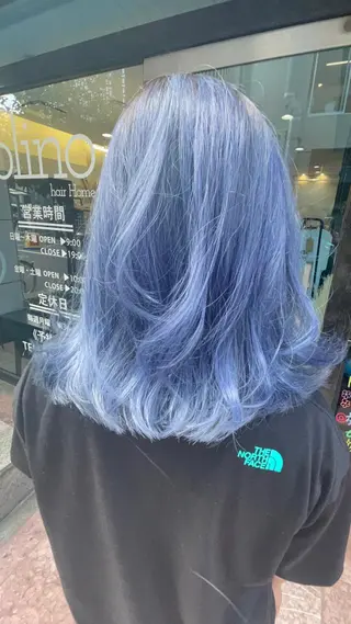 セミロング カラー olino 【オリノ】西田辺のヘアスタイル