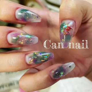 セミロング ネイル Parfum パルファンのネイルデザイン