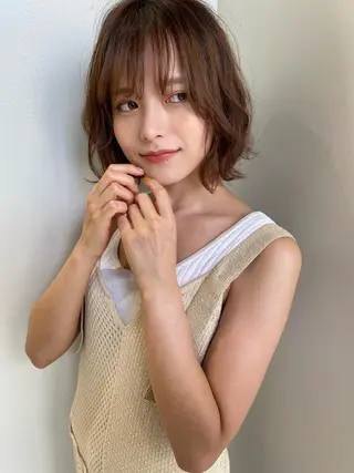 ミディアム 米澤 俊輔のヘアスタイル