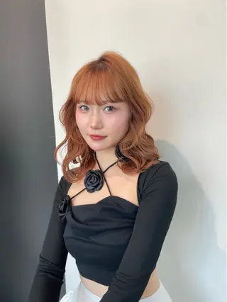 ミディアム Londrouge所属・韓国ヘア／レイヤー/ 顔周り/Harunaのヘアスタイル