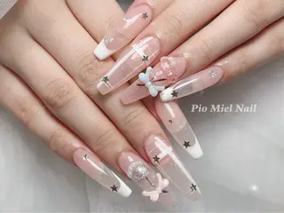 ネイル HANA 長さだしのネイルデザイン