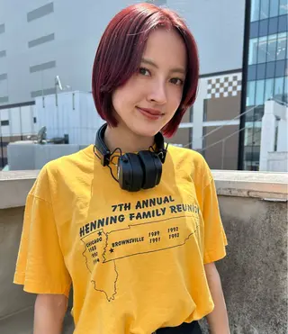 ミディアム カラー land所属・透明感カラー/レイヤ ー🌙Honokaのヘアスタイル