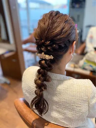 ヘアアレンジ emu所属・本田 萌夏のヘアスタイル