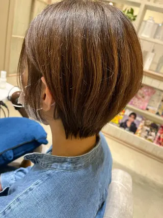 ショート 後藤 由希のヘアスタイル