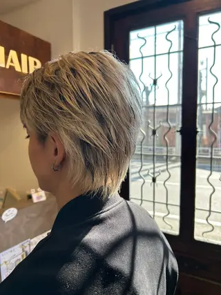 カラー メンズ DISCOHAIR 海老名店池田真聖のヘアスタイル