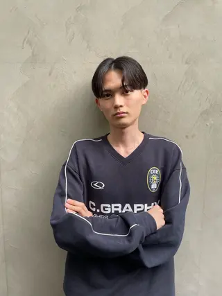 ミディアム メンズ Les  Mains所属・Les Mainsのヘアスタイル