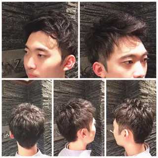 ショート 岡部 迅のヘアスタイル