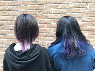 ミディアム カラー パーマ ヘアアレンジ メンズ キッズ ネイル マツエク・マツパ サロンドミルク 原宿のヘアスタイル