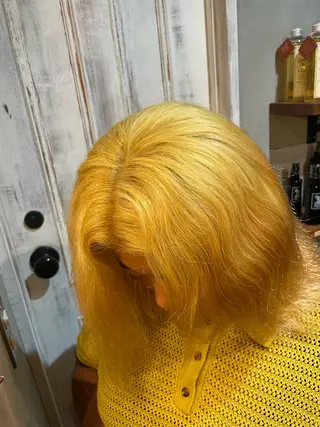 ミディアム カラー saya 🧸 カット/縮毛矯正のヘアスタイル