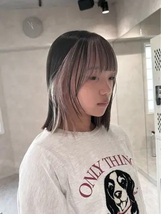 ショート カラー ダブルカラー ブリーチ/kaitoのヘアスタイル