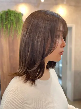 ミディアム カラー 🫧柔らか美髪🫧 髪質改善/yukiのヘアスタイル