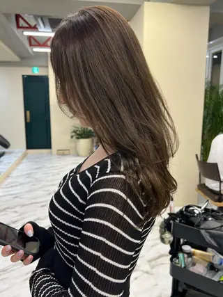 ロング カラー ヘアアレンジ 髪質改善/縮毛矯正 鈴木裕介のヘアスタイル