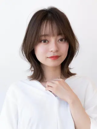 ミディアム カラー ✨髪質改善 縮毛矯正 艶髪 立川 コウキ✨のヘアスタイル