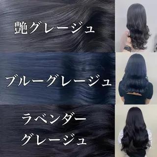 セミロング カラー YUZA grow HAIR 札幌所属・韓国ヘア指名率 No. 1小堀京介のヘアスタイル