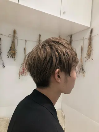 カラー メンズ はだゆうき @hadadan08のヘアスタイル