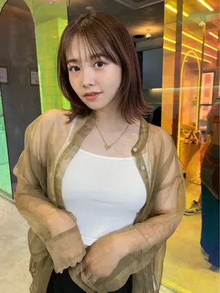 ショート ace share salon所属・Yurina 💖透明感カラー💖のヘアスタイル