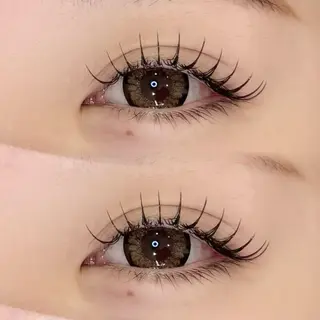 マツエク・マツパ ﾊﾙｶ🎀まつパ/束 感マツエク/フラットのマツエク・マツパデザイン