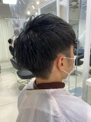 ショート 【センターパート/ マッシュ】ryokaのヘアスタイル